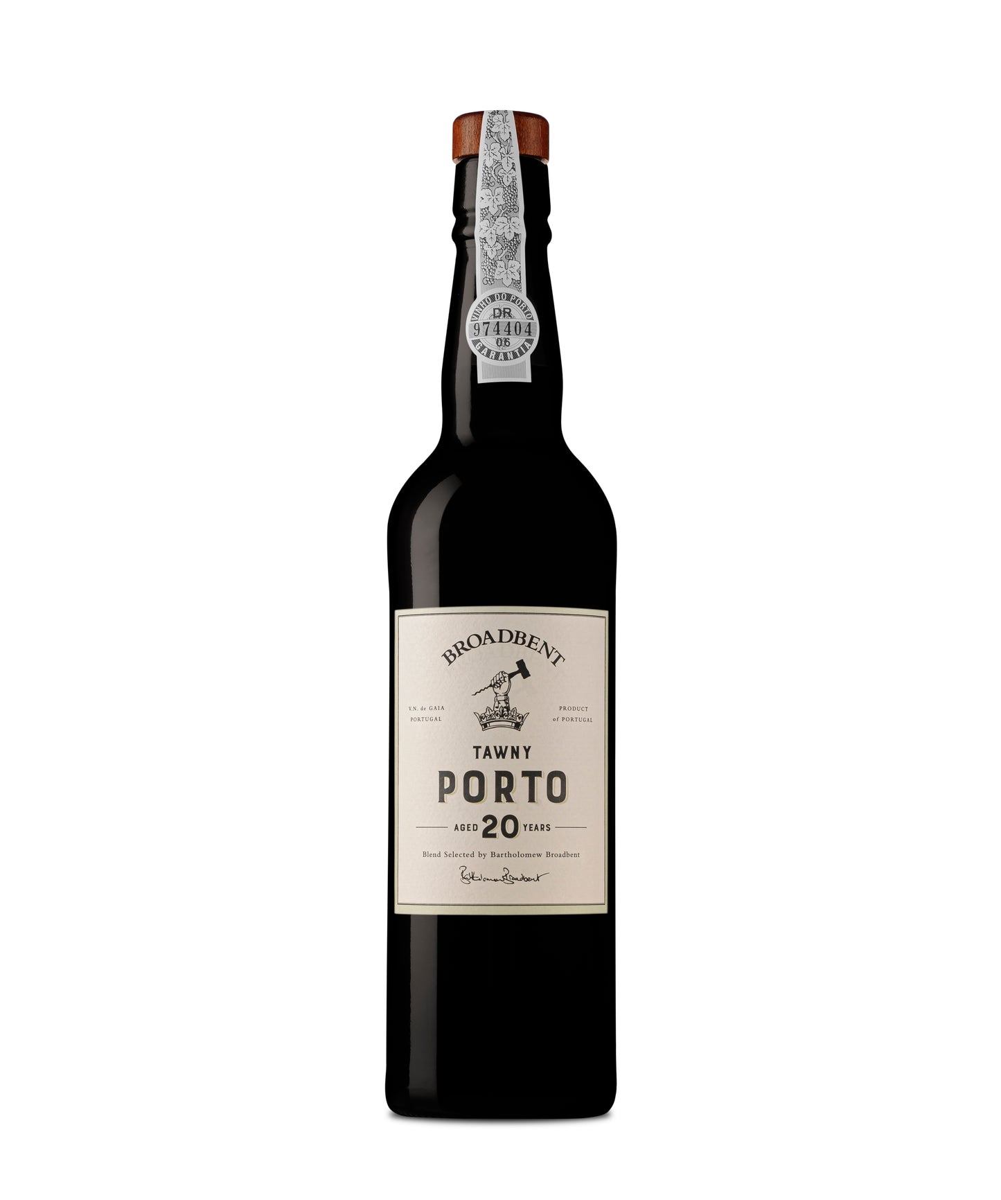 Broadbent 20 Year Tawny Port  Front Bottle Shot