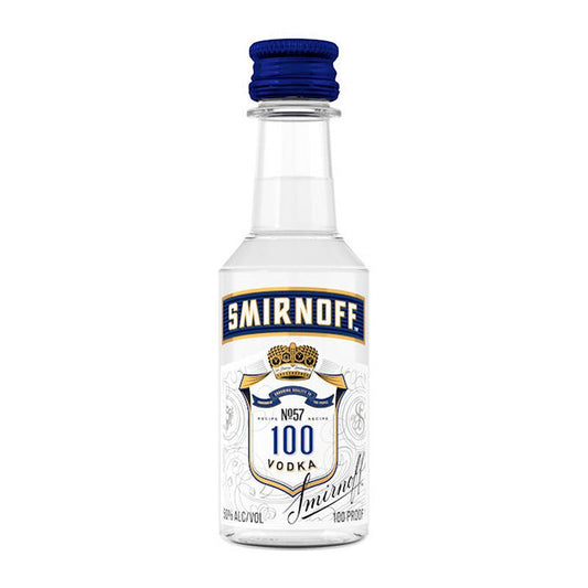 Smirnoff 100 Proof Vodka Mini Shot 10/50ml