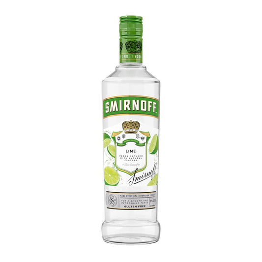 Smirnoff Lime Flavored Vodka 750ml