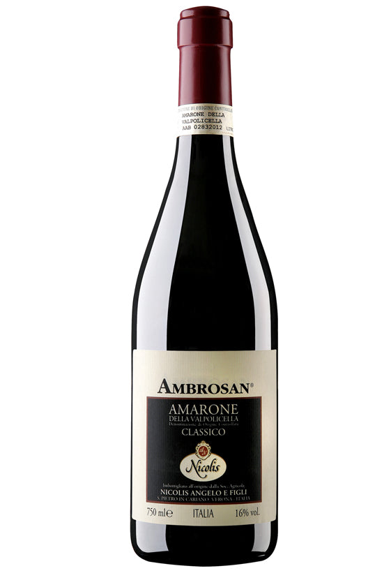 Nicolis Ambrosan Amarone della Valpolicella Classico 2013  Front Bottle Shot
