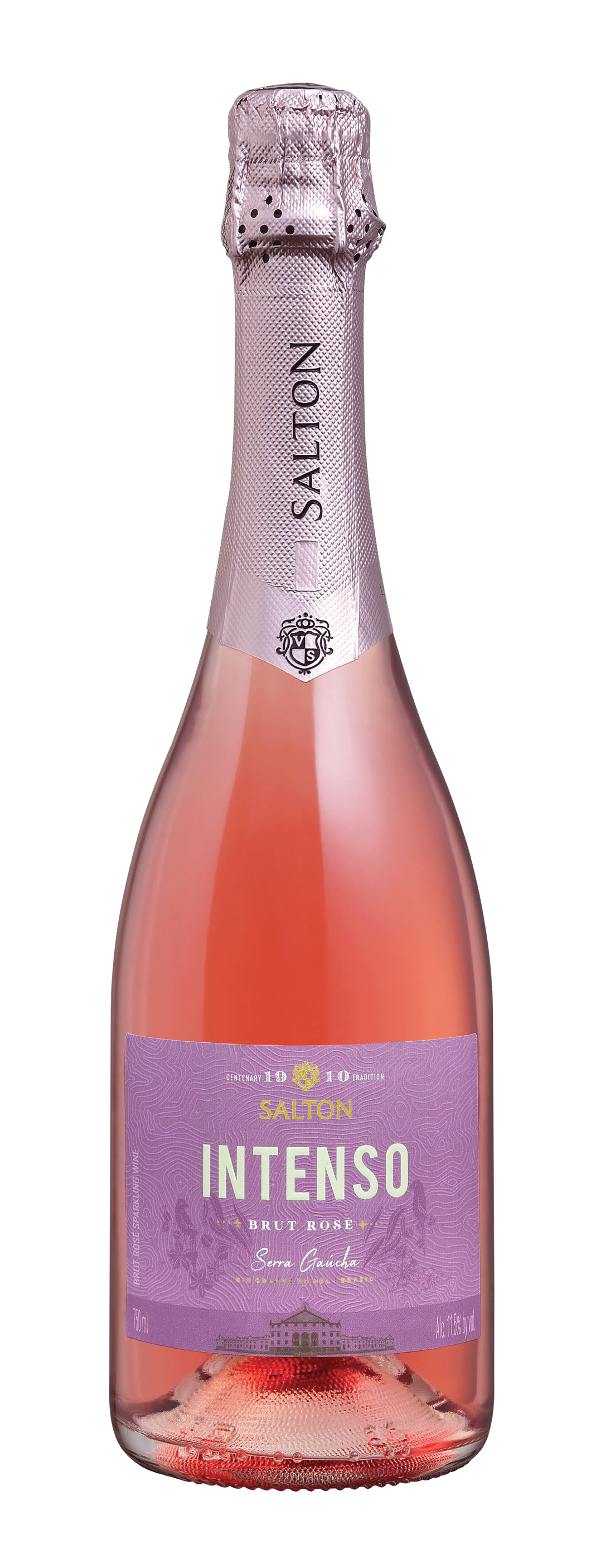 Familia Salton Intenso Brut Rose  Front Bottle Shot