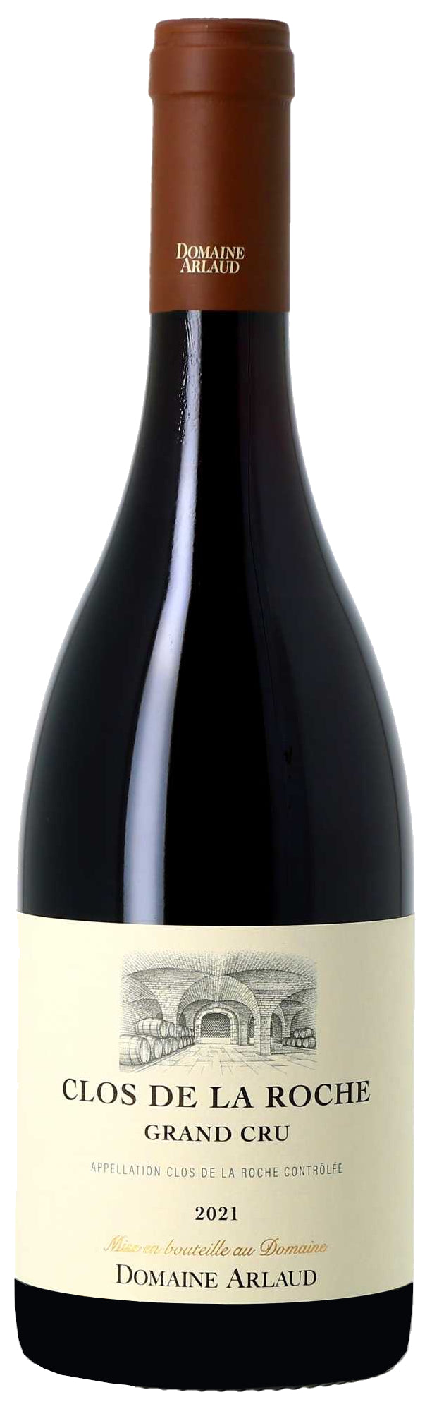 Domaine Arlaud Clos de la Roche Grand Cru 2021  Front Bottle Shot