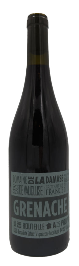 Domaine de la Damase Grenache 2022  Front Bottle Shot