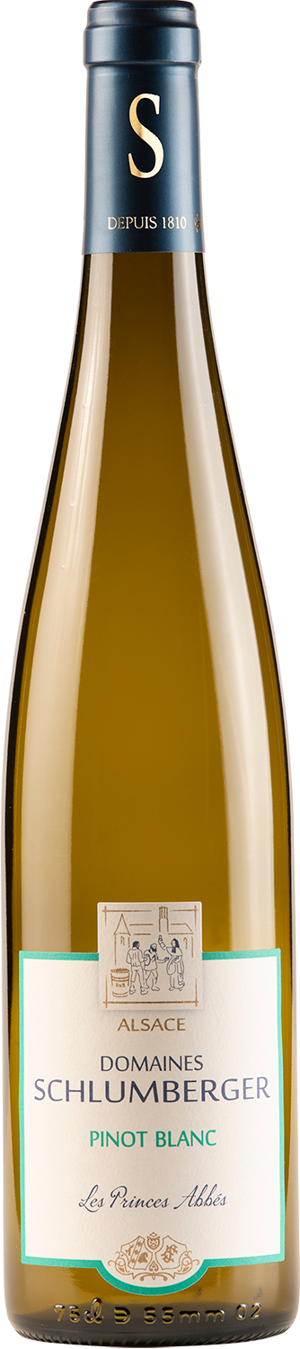Domaines Schlumberger Les Princes Abbes Pinot Blanc 2022  Front Bottle Shot