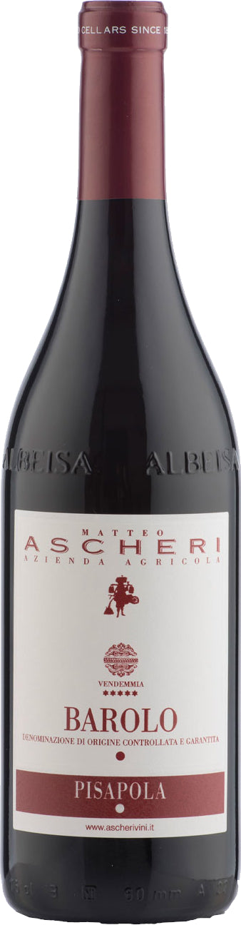 Ascheri Barolo Pisapola 2019  Front Bottle Shot