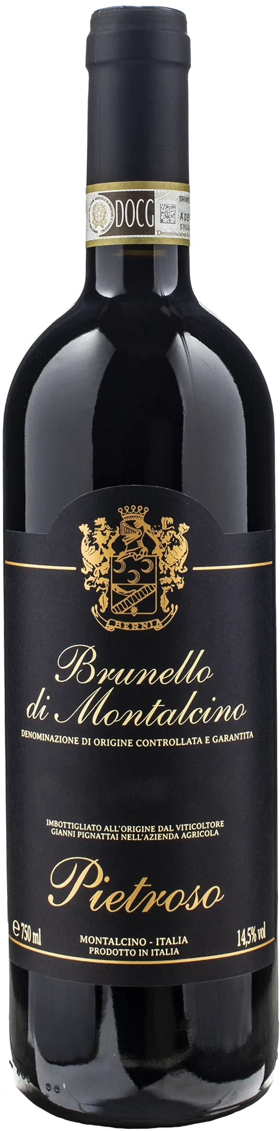 Pietroso Brunello di Montalcino 2019  Front Bottle Shot