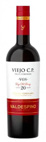 Valdespino Palo Cortado Viejo CP VOS Jerez  Front Bottle Shot