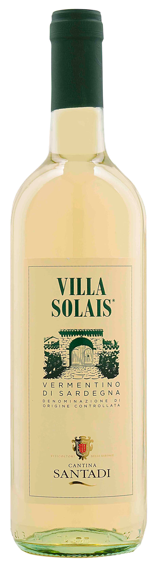 Santadi Vermentino Villa Solais 2023  Front Bottle Shot