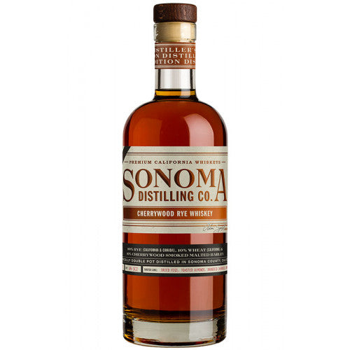 Sonoma County Cherrywood Rye Whiskey