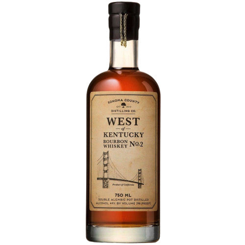 Sonoma County West of Kentucky No. 2 Bourbon Whiskey