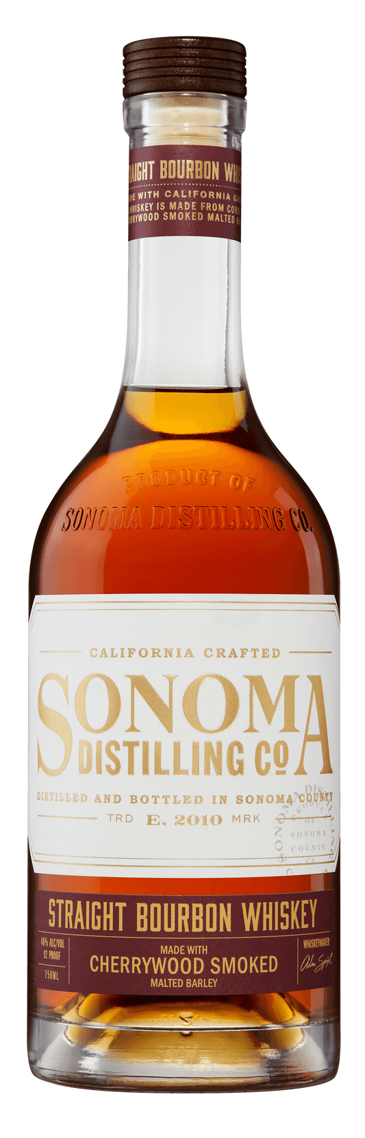 Sonoma Distilling Co. Cherrywood Smoked Bourbon (750Ml)