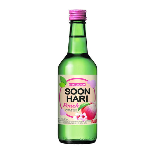 Soonhari Peach Premium Infused Soju 375ml