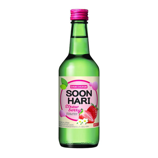 Soonhari Strawberry Premium Infused Soju 375ml