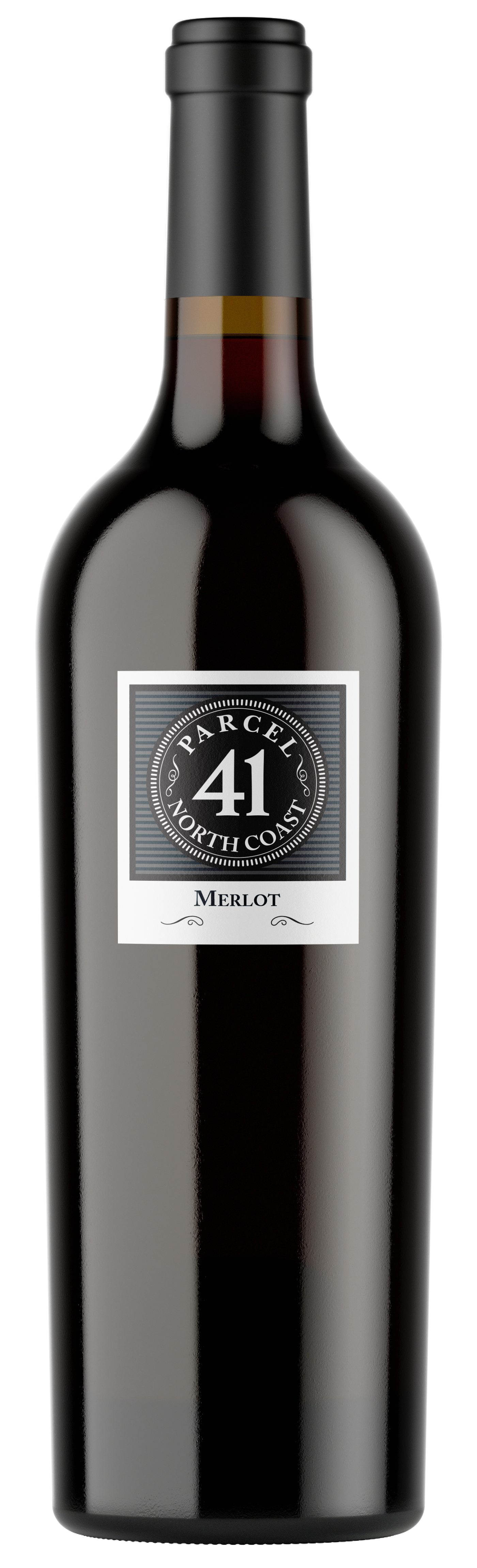 Parcel 41 Merlot 2021  Front Bottle Shot