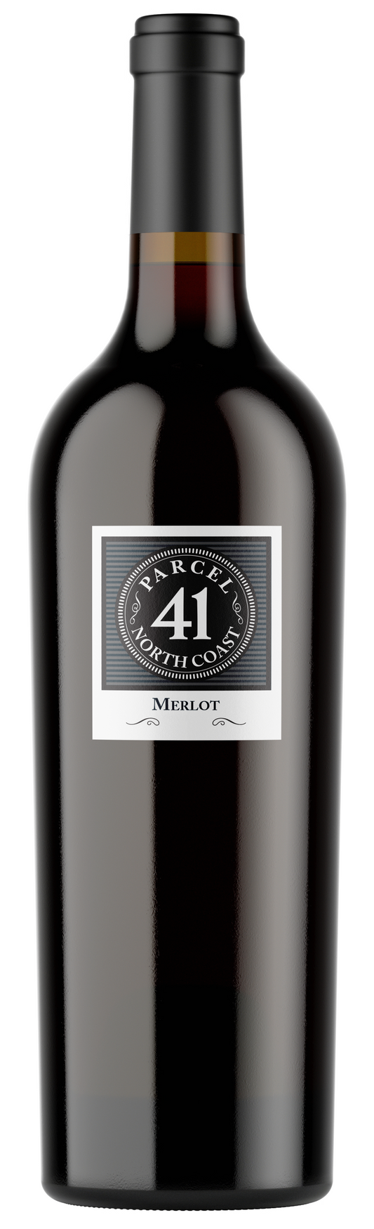 Parcel 41 Merlot 2021  Front Bottle Shot