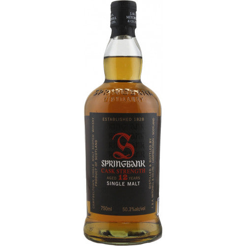 Springbank 12 Year Old Scotch Whisky (Cask Strength)
