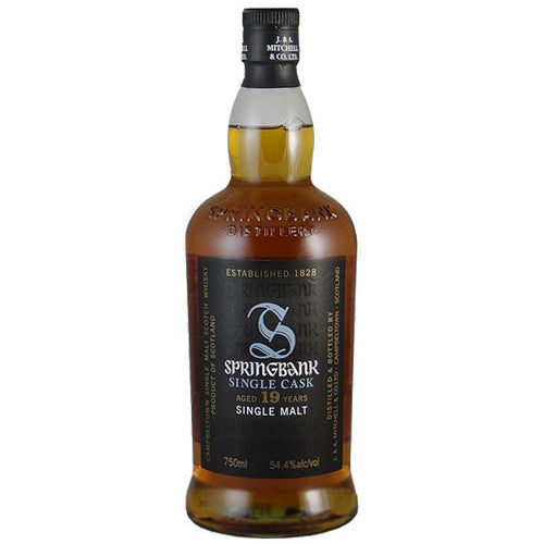 Springbank 19 Year Old Single Cask Single Malt Scotch Whisky (Cask Strength)
