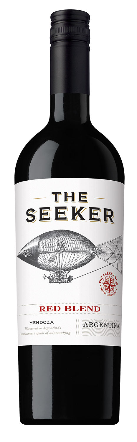 The Seeker Red Blend 2022  Front Bottle Shot