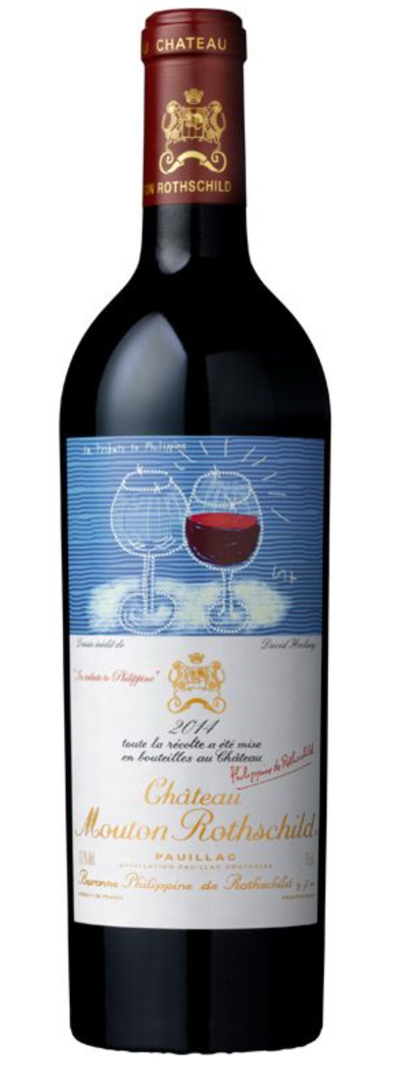 Chateau Mouton Rothschild  2014  Front Bottle Shot