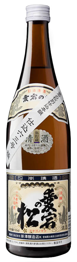 Atago No Matsu Tokubetsu Honjozo Sake (720ML)  Front Bottle Shot