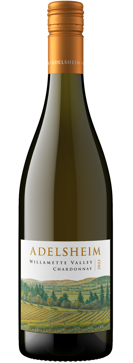 Adelsheim Willamette Valley Chardonnay 2022  Front Bottle Shot