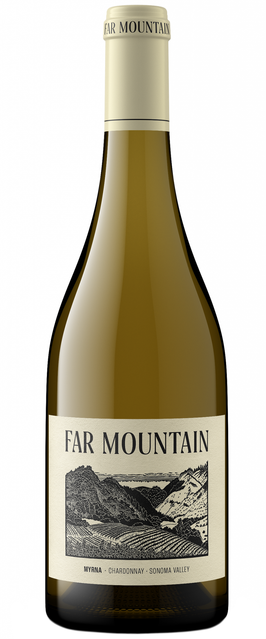 Far Mountain Myrna Chardonnay 2021  Front Bottle Shot