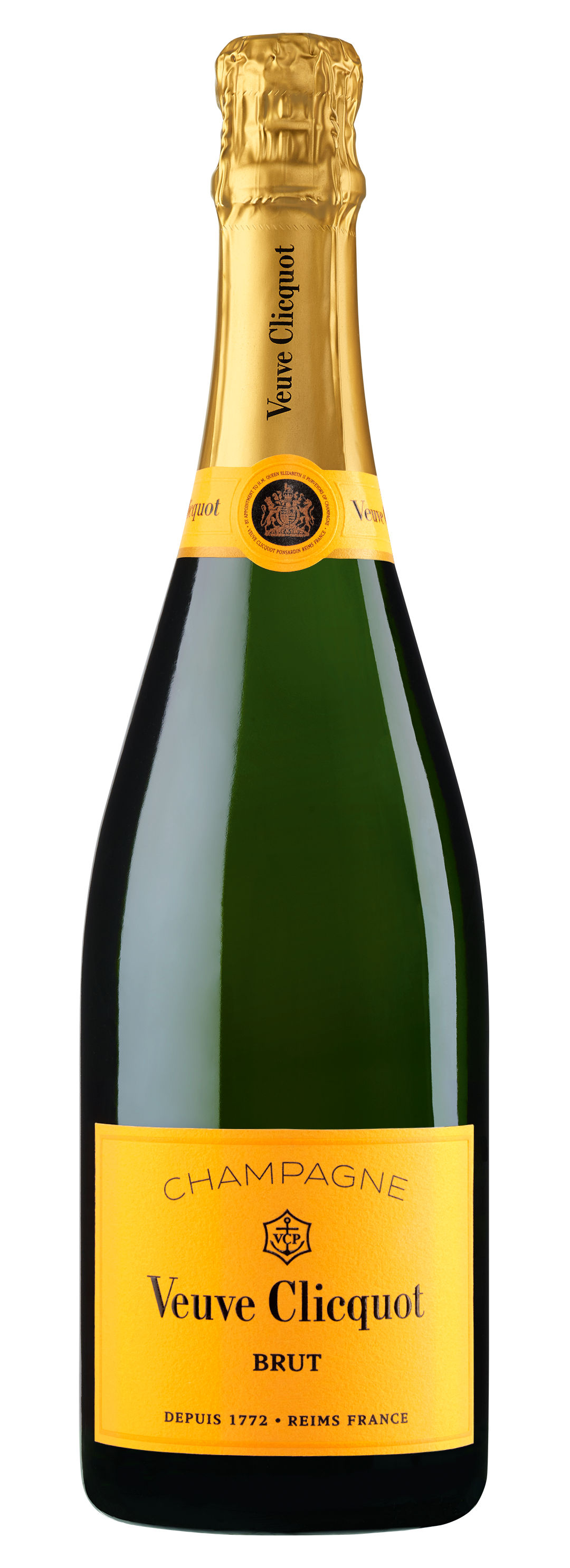 Veuve Clicquot Yellow Label Brut  Front Bottle Shot