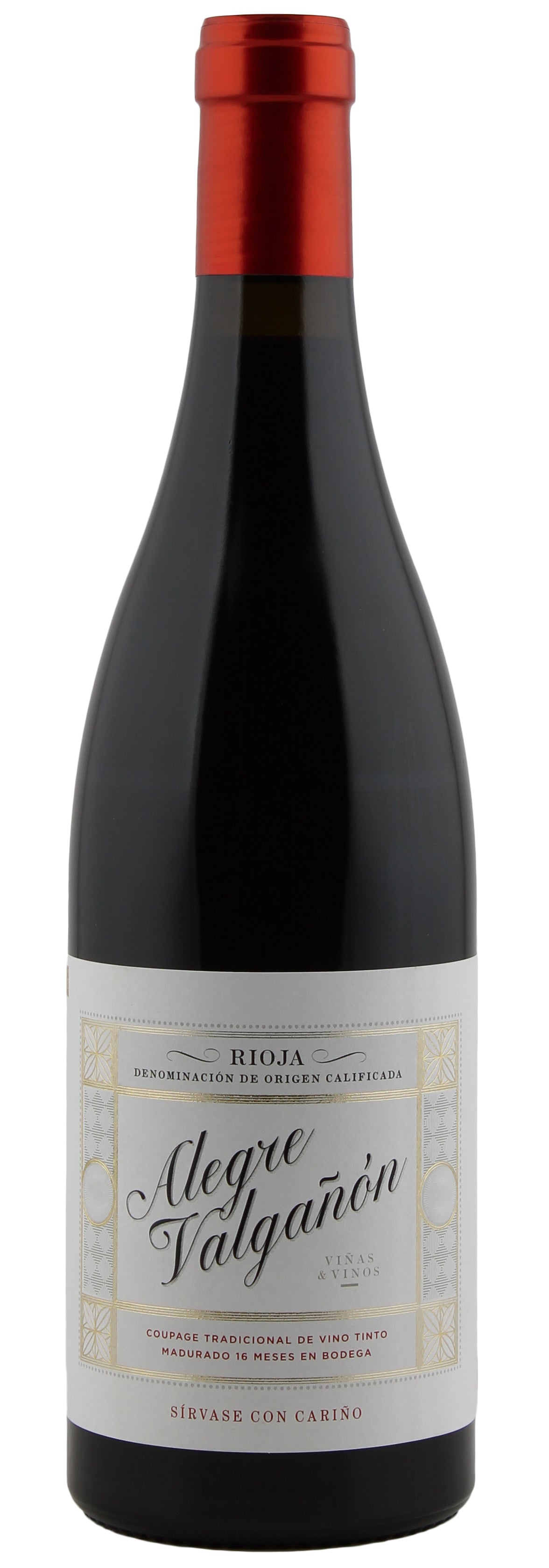 Alegre Valganon Rioja Tinto 2021  Front Bottle Shot