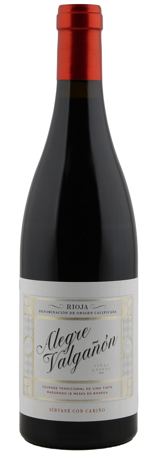 Alegre Valganon Rioja Tinto 2021  Front Bottle Shot