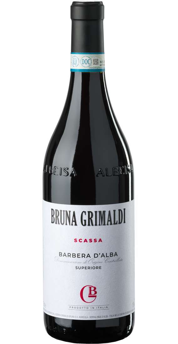Bruna Grimaldi Scassa Barbera d'Alba 2022  Front Bottle Shot