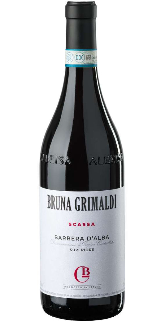 Bruna Grimaldi Scassa Barbera d'Alba 2022  Front Bottle Shot