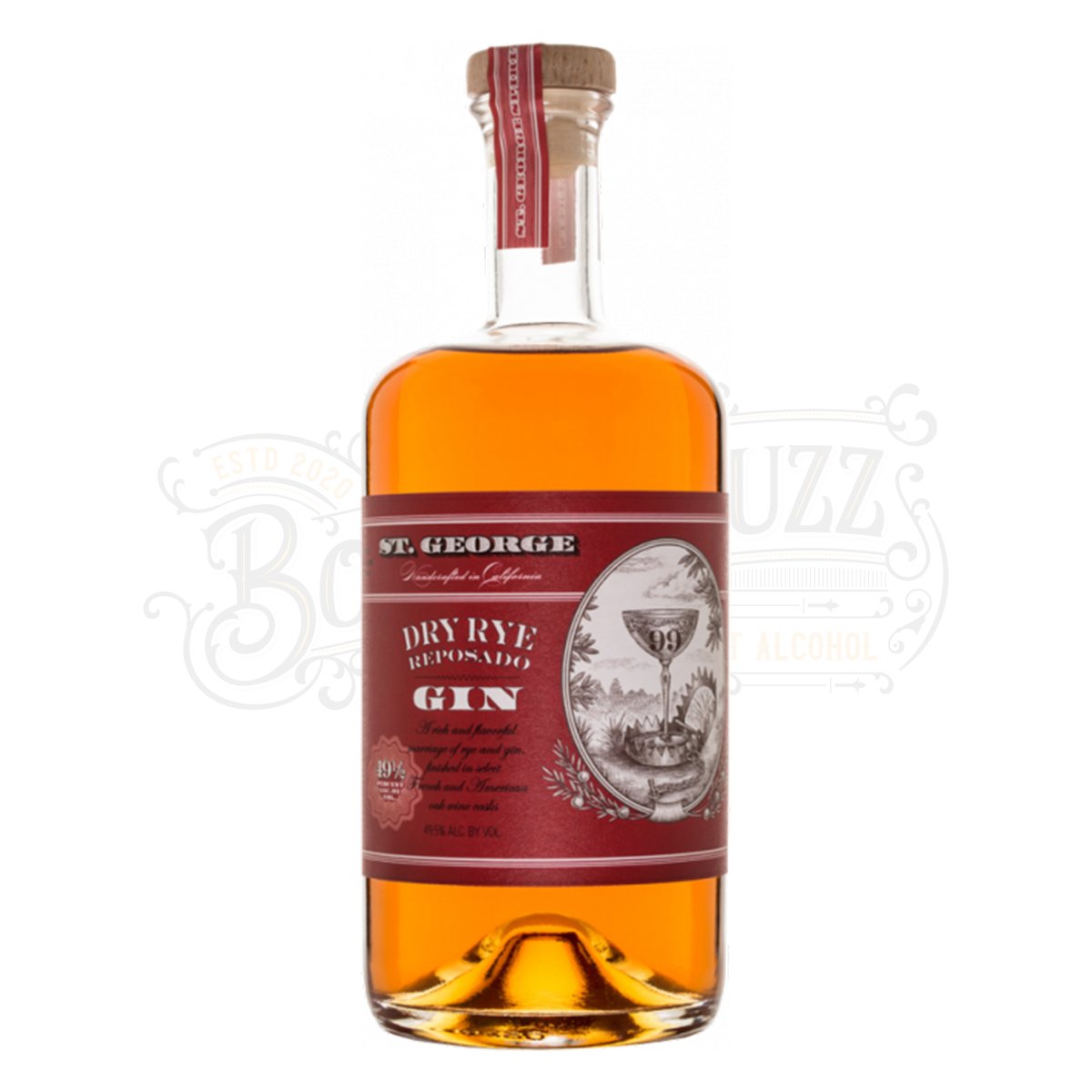 St. George Spirits Dry Rye Reposado Gin