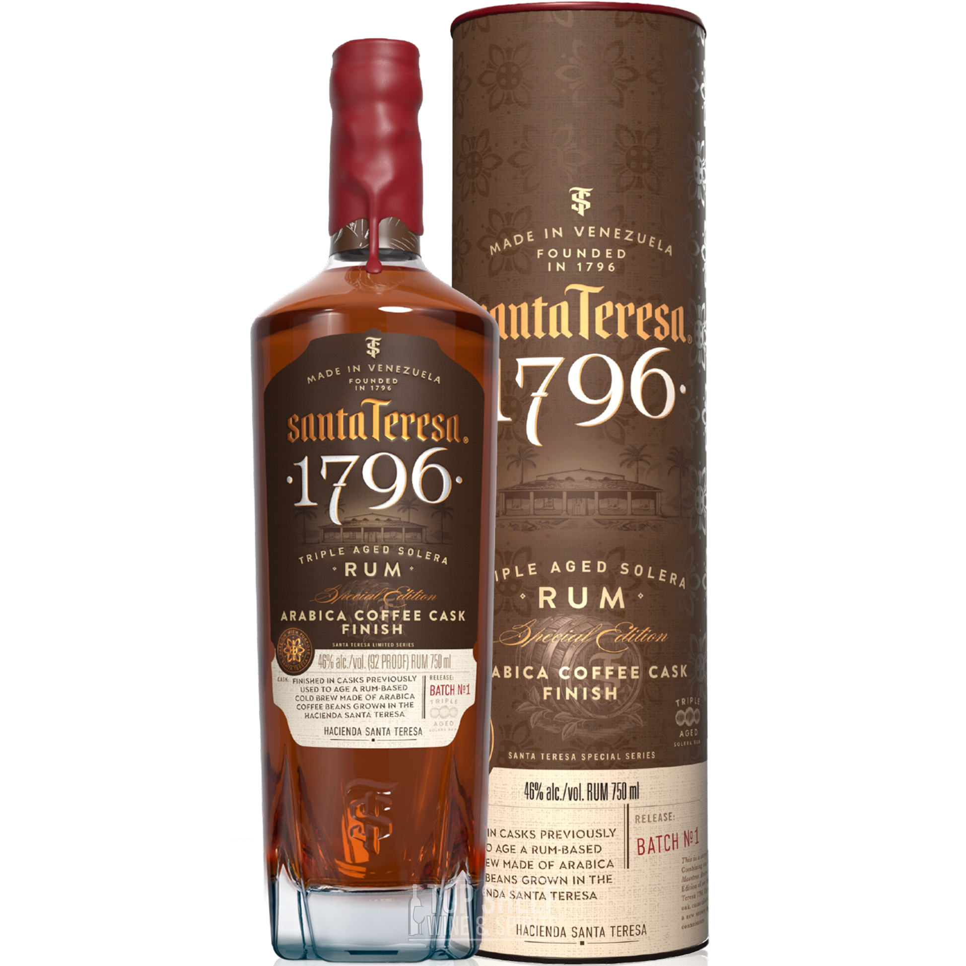 Santa Teresa 1796 Arabica Coffee Cask Finish Rum