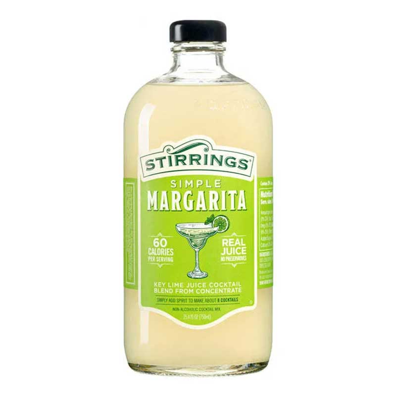 Stirrings Margarita Non Alcoholic Cocktail 750ml