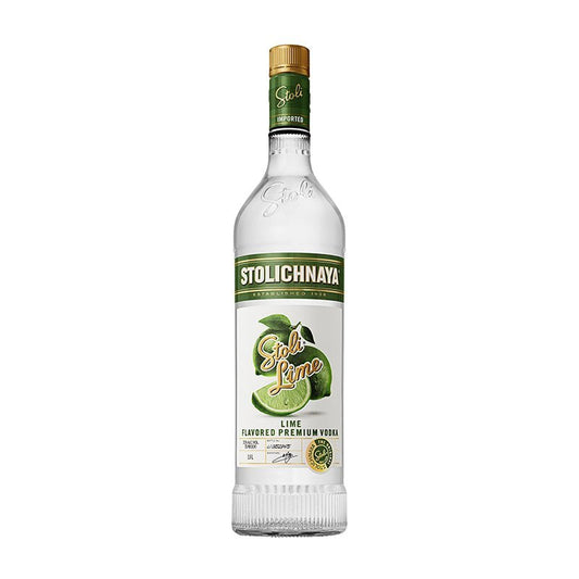 Stoli Lime Flavored Premium Vodka 1L