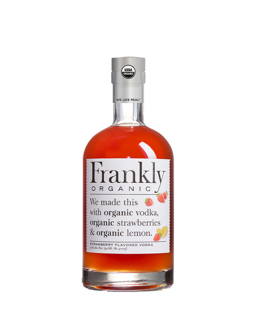 FRANKLY ORGANIC STRAWBERRY VODKA 750 ML