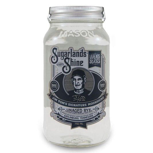 Sugarlands Shine Jim Tom Hendicks Unaged Rye Moonshine 750ml