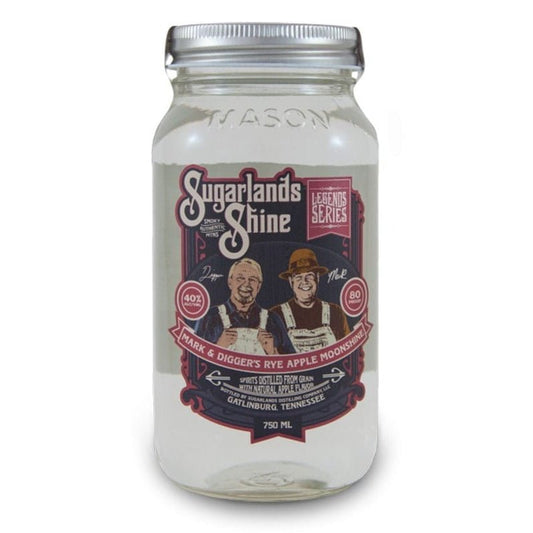 Sugarlands Shine Mark & Digger's Rye Apple Moonshine