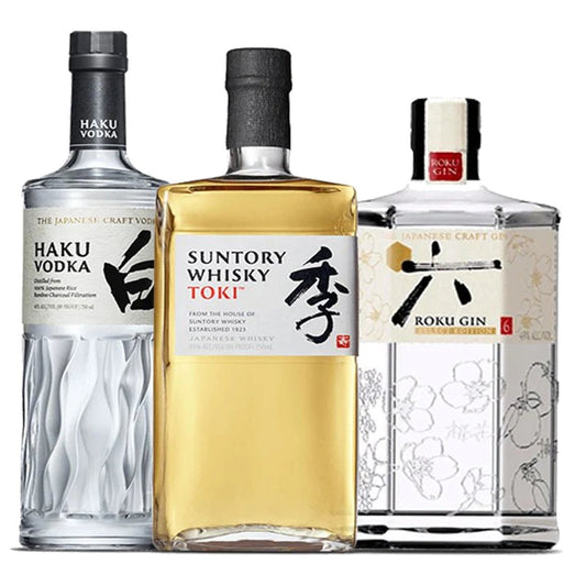 Suntory Toki, Haku Vodka & Roku Gin Bundle