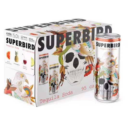 Superbird Tequila Soda Variety Pack 8/355ml