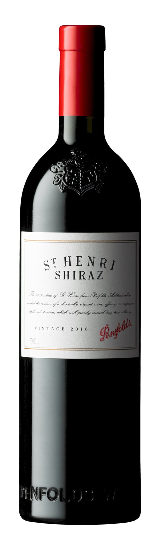 Penfolds St. Henri Shiraz 2018  Front Bottle Shot