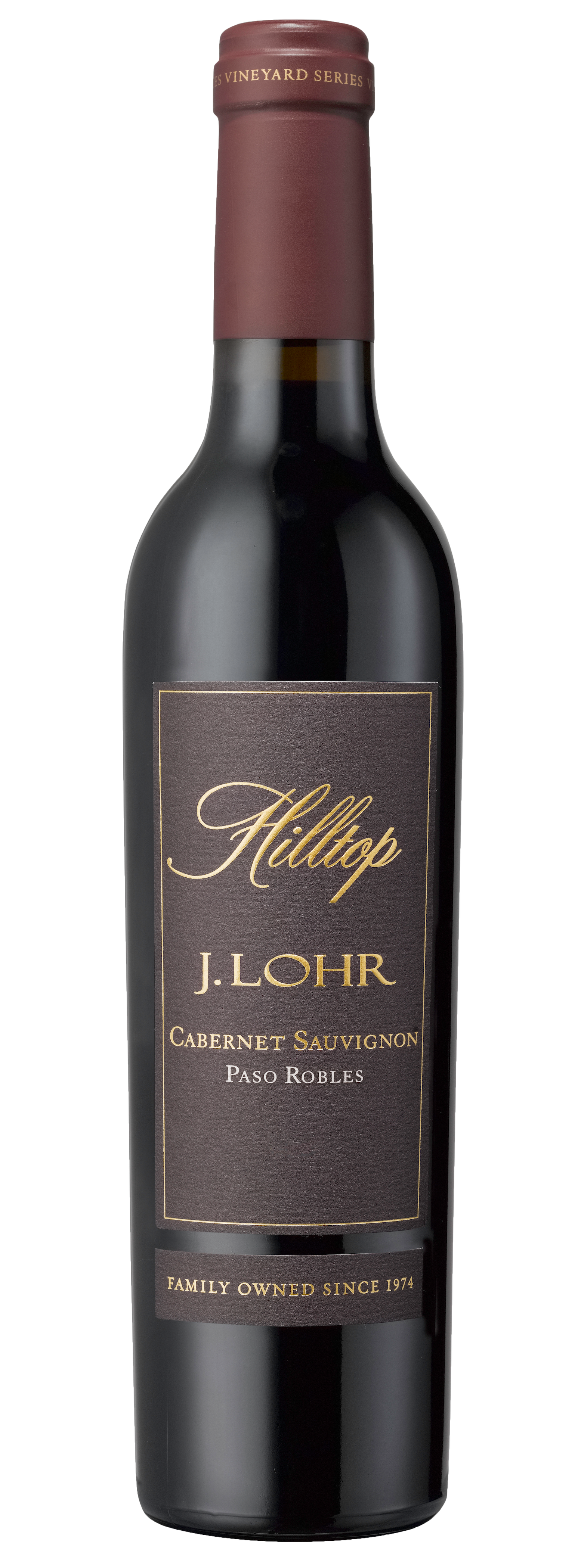 J. Lohr Hilltop Cabernet Sauvignon (375ML half-bottle) 2022  Front Bottle Shot