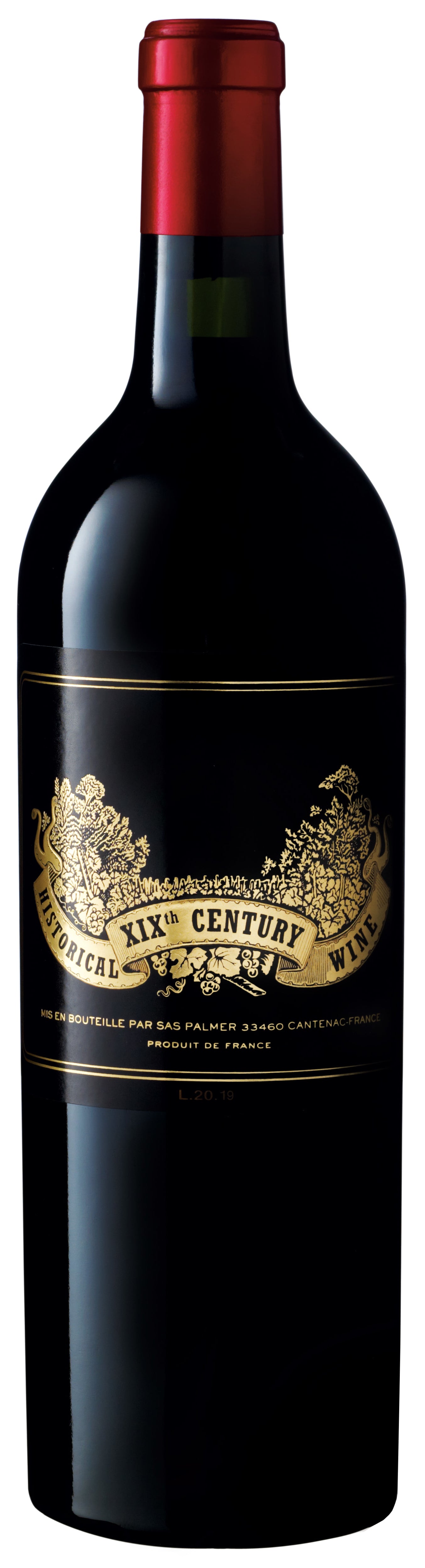 Chateau Palmer Historical XIXth Century Blend 2019  Front Bottle Shot