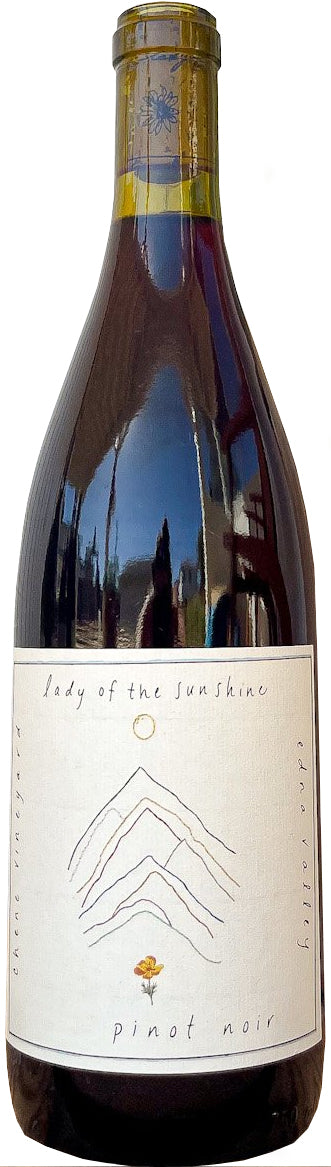 Lady of the Sunshine Chene Vineyard Pinot Noir 2023  Front Bottle Shot