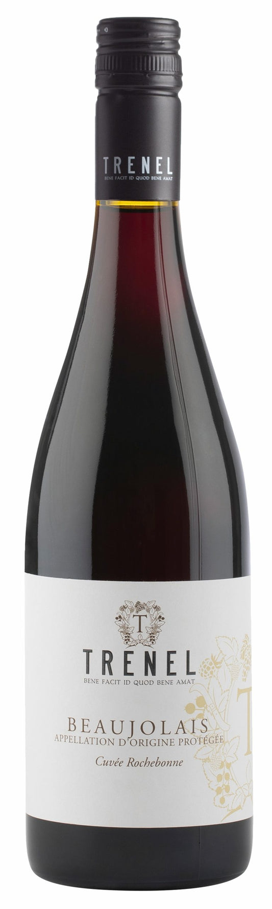 Trenel Beaujolais Cuvee Rochebonne 2020  Front Bottle Shot