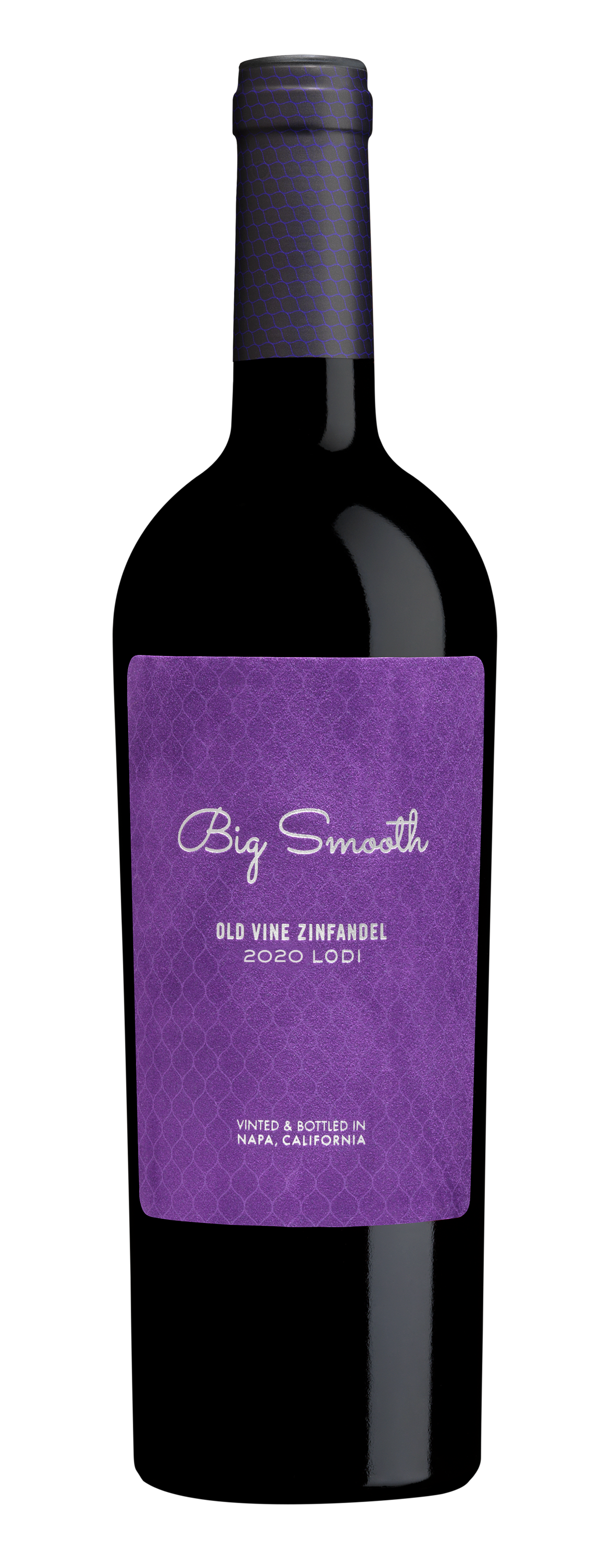 Big Smooth Old Vine Zinfandel 2020  Front Bottle Shot