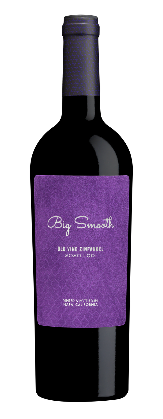 Big Smooth Old Vine Zinfandel 2020  Front Bottle Shot
