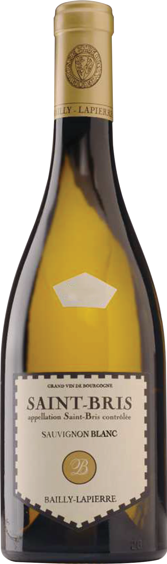 Bailly Lapierre Saint Bris Sauvignon Blanc 2022  Front Bottle Shot