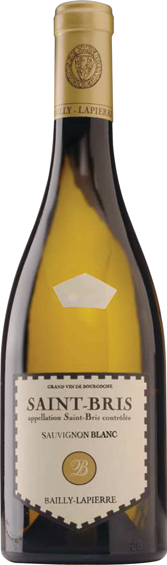 Bailly Lapierre Saint Bris Sauvignon Blanc 2022  Front Bottle Shot