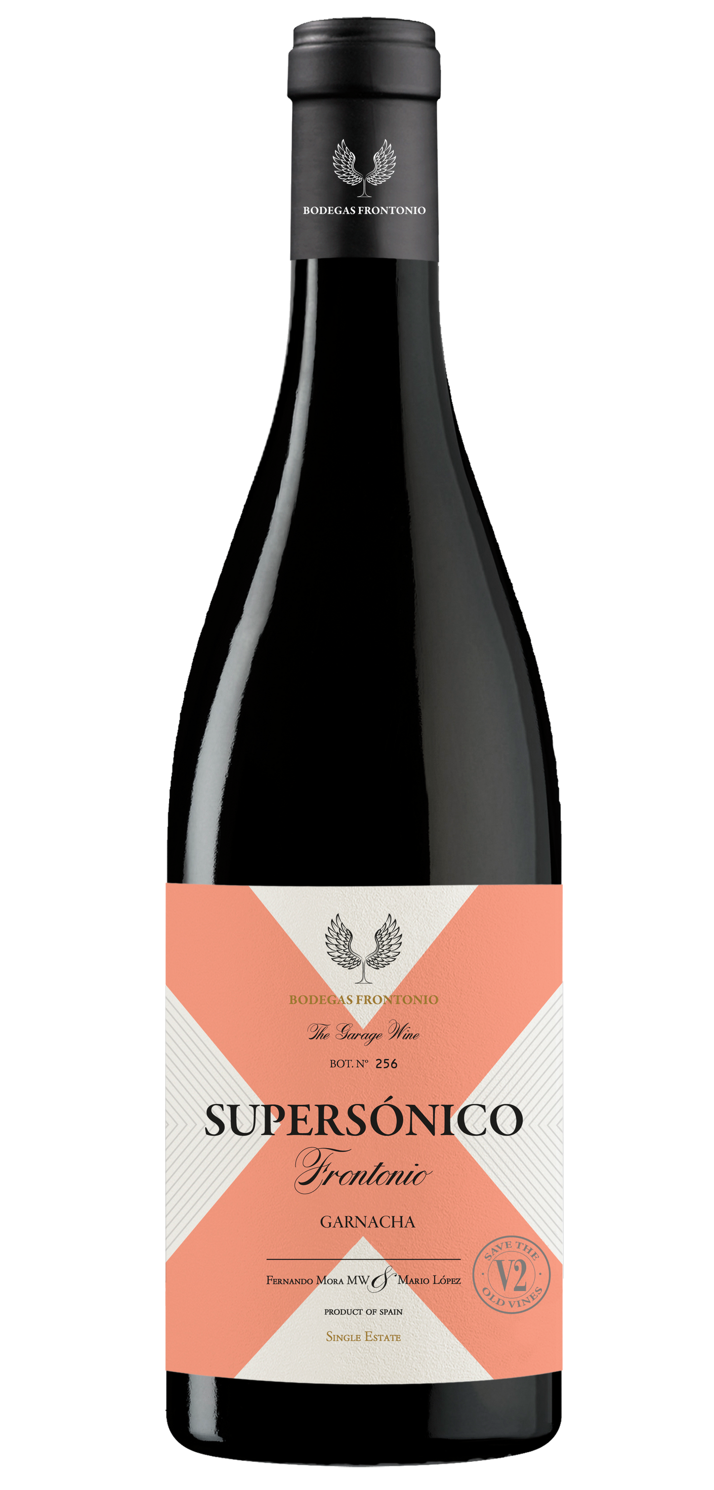 Bodegas Frontonio Supersonico Garnacha 2021  Front Bottle Shot